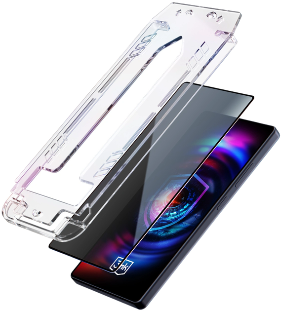 Szkło hartowane 3MK HardGlass Max Privacy dla iPhone 17 Pro Max Black (5903108671804) - obraz 3