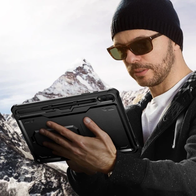 Чехол Tech-Protect Kevlar Pro для Samsung Galaxy Tab S9 Plus 12.4 (X810 | X816B) Black (9319456605457) - изображение 6