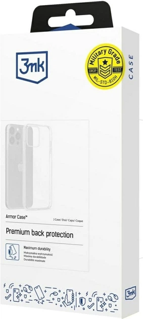 Etui plecki 3MK Armor Case do Apple iPhone 17 Pro Transparent (5903108664820) - obraz 2