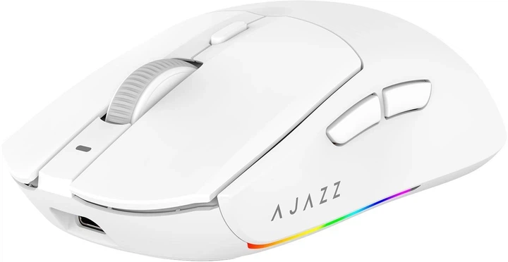 Ігрова миша AJAZZ AJ139 V2 MC White з наліпками в комплекті. - зображення 4