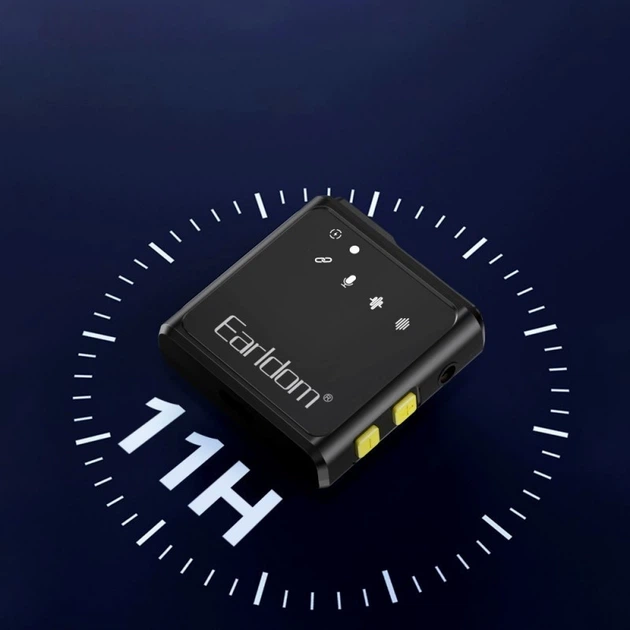 Бездротовий петличний мікрофон Earldom ET-MC9L Lightning для iPhone з шумозаглушенням (786310) - изображение 4