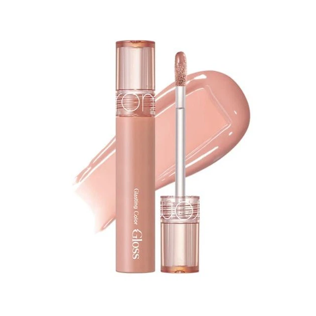 Блиск для губ Rom&nd Glasting Color Gloss #12 Cream Shell 4g - Фото 1 Блиск для губ Rom&nd Glasting Color Gloss #12 Cream Shell 4g - изображение 1