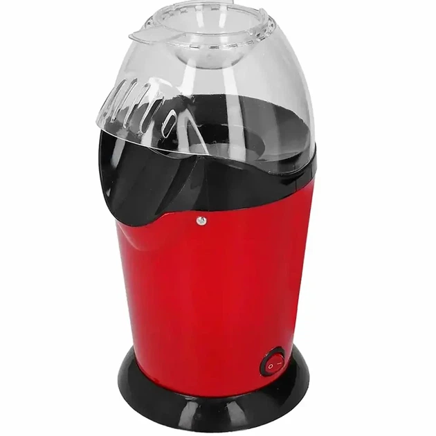 Апарат для попкорну 1200Вт 220В червоний Popcorn Maker MA-6 для виготовлення попкорну - Фото 1 Апарат для попкорну 1200Вт 220В червоний Popcorn Maker MA-6 для виготовлення попкорну - зображення 1