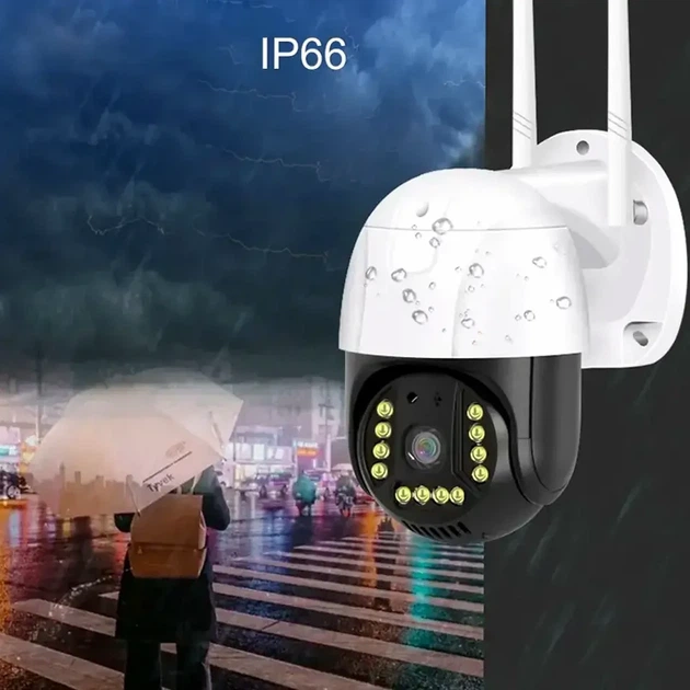 Вулична поворотна IP-камера 4G 3Мп з ІЧ-підсвічуванням та датчиком руху C15X-H-4G - зображення 4