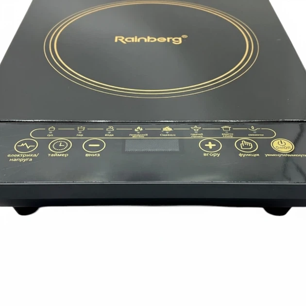 Настільна індукційна плита Rainberg RB-2281 склокерамічна 3500w - зображення 3