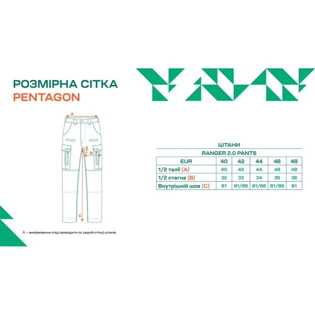 Брюки Pentagon Ranger Pants 2.0 46 32" Camo Green - изображение 9