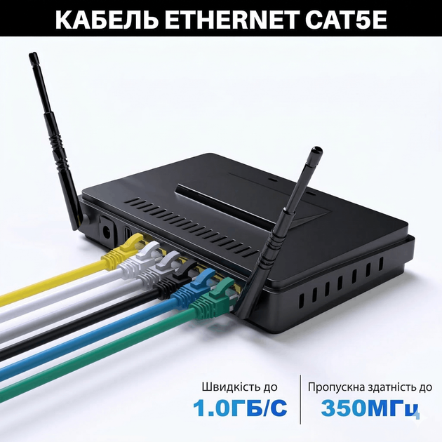 Интернет кабель сетевой патч корд гигабитный кабель для интернета Сетевой LAN патч корд 10М до 1 Гбит/с (1000 Мбит/с) FTP - изображение 4