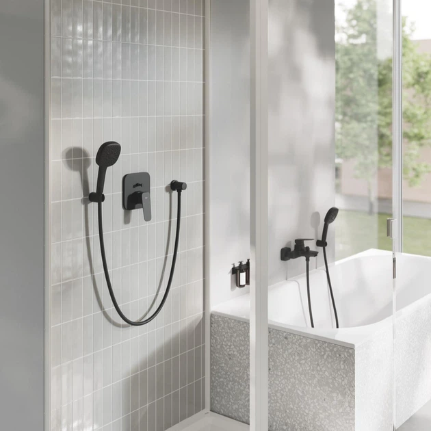 Одноважільний Змішувач для ванни Grohe Cubeo (1018142430) (00145610) - зображення 2