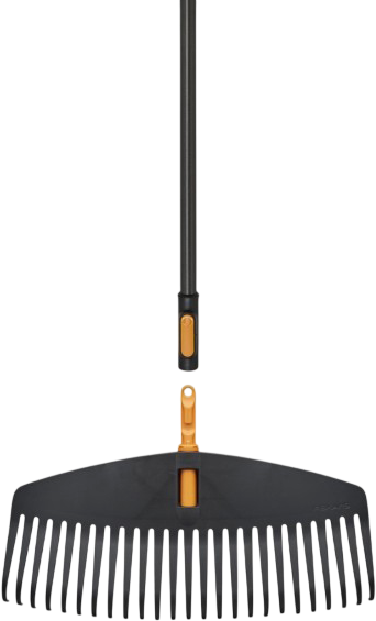 Грабли для листьев Fiskars OneClick + ручка L (1080713) - Фото 1 Грабли для листьев Fiskars OneClick + ручка L (1080713) - изображение 1