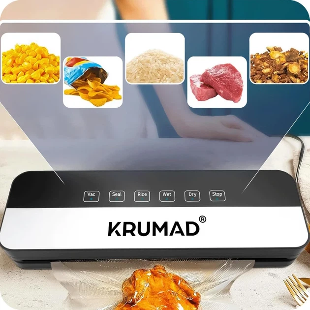 Вакуумний запаковувач для харчових продуктів KRUMAD + плівка KMD170 - изображение 4