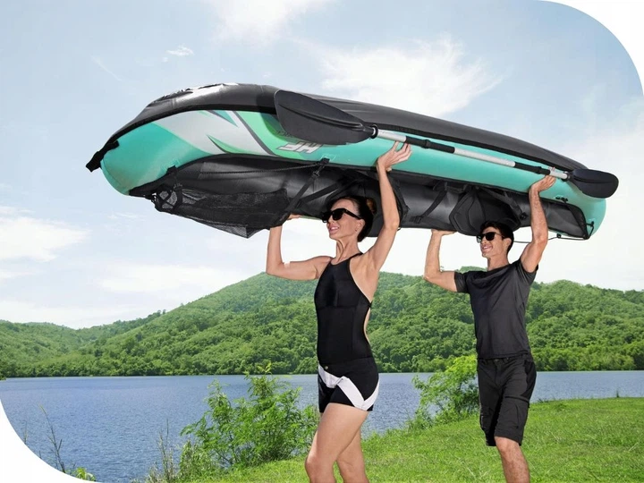 Надувний каяк на 2 особи Ventura Bestway 65052 Pump Paddle Bag МОДЕЛЬ 2025 - Фото 10 Надувний каяк на 2 особи Ventura Bestway 65052 Pump Paddle Bag МОДЕЛЬ 2025 - изображение 10