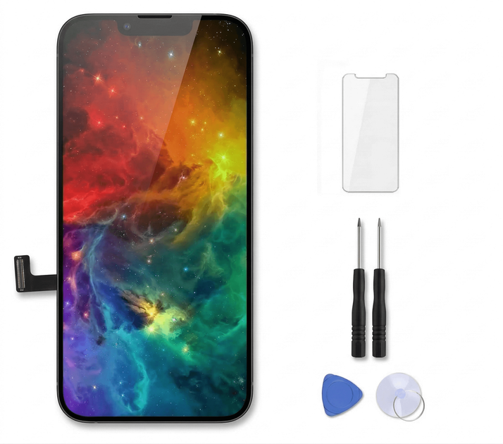 Дисплей iPhone 13 black экран iPhone модуль сенсор LCD для iPhone тачскрин стекло сенсор на iPhone защитное стекло в подарок High Copy PAVLYSH P13B - Фото 1 Дисплей iPhone 13 black экран iPhone модуль сенсор LCD для iPhone тачскрин стекло сенсор на iPhone защитное стекло в подарок High Copy PAVLYSH P13B - изображение 1