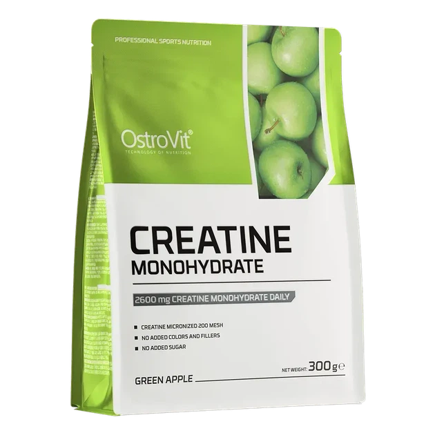 Креатин моногидрат OstroVit Creatine Monohydrate 300 г Яблоко - Фото 1 Креатин моногидрат OstroVit Creatine Monohydrate 300 г Яблоко - изображение 1
