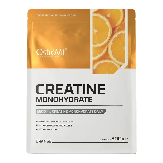 Креатин моногідрат OstroVit Creatine Monohydrate 300 г Апельсин - зображення 2