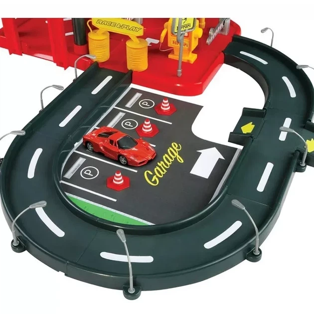 Гараж Bburago Ferrari + 2 машинки, 1:43, (18-31204) - зображення 8