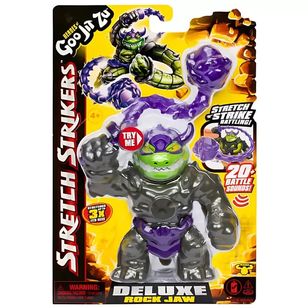 Іграшка-антистрес GooJitZu Stretch Strikers Deluxe Рок Джо (123647) - Фото 4 Іграшка-антистрес GooJitZu Stretch Strikers Deluxe Рок Джо (123647) - зображення 4