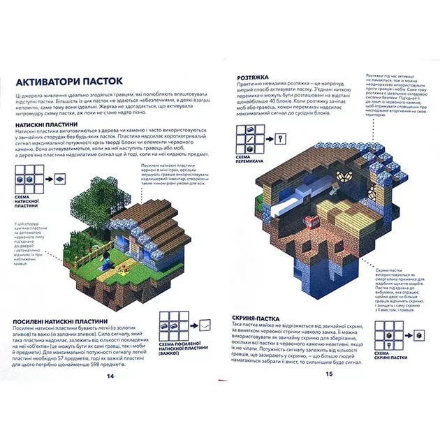 Книга Артбукс Minecraft Довідник Червоного каменю (9786177688302) - зображення 8