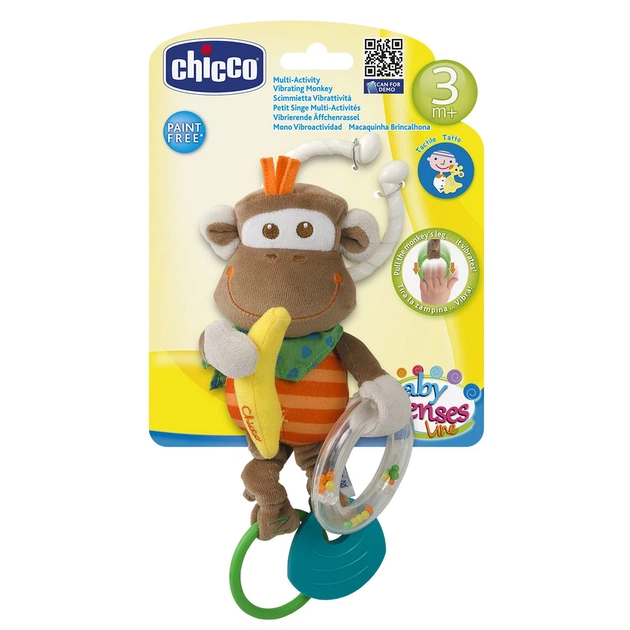 Игрушка-погремушка Chicco "Обезьянка" - Фото 2 Игрушка-погремушка Chicco "Обезьянка" - изображение 2