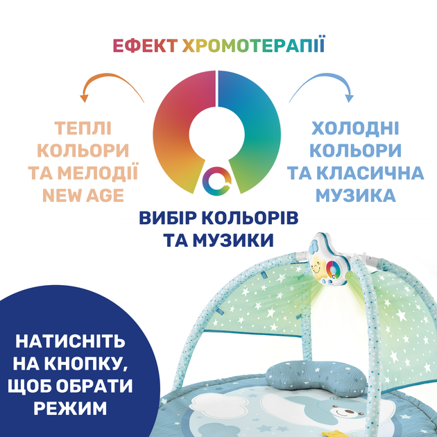 Розвиваючий килимок Chicco "Enjoy Colours", колір блакитний (09866.20) - зображення 6