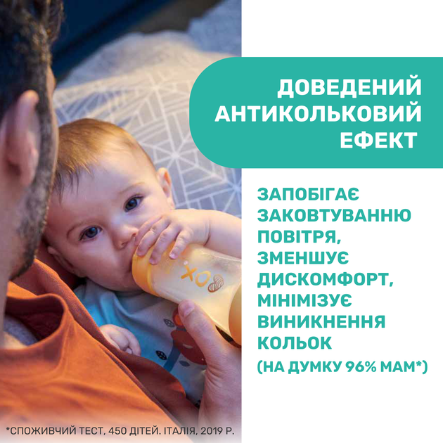 Бутылочка пластик Chicco PERFECT 5 Love, 150 мл, соска силикон, 0 м+, цвет голубой (20211.21.40) - изображение 5