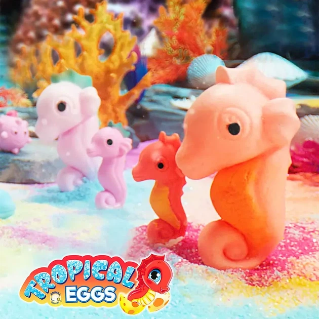 Растущая игрушка в яйце #SBABAM Tropical Eggs - Жители тропических морей в ассорт. (77/CN-2020) - изображение 11
