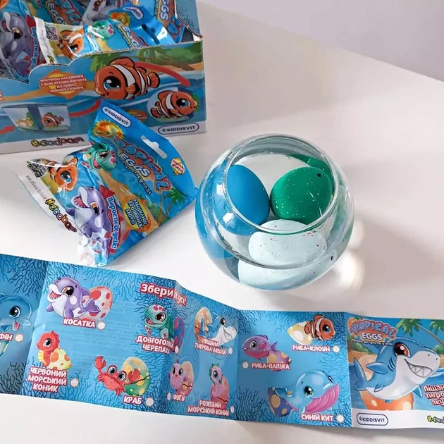 Растущая игрушка в яйце #SBABAM Tropical Eggs - Жители тропических морей в ассорт. (77/CN-2020) - изображение 12