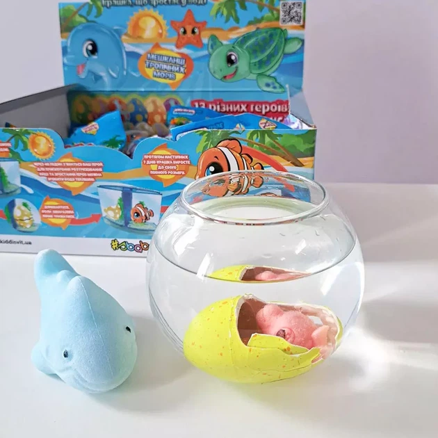 Растущая игрушка в яйце #SBABAM Tropical Eggs - Жители тропических морей в ассорт. (77/CN-2020) - изображение 13