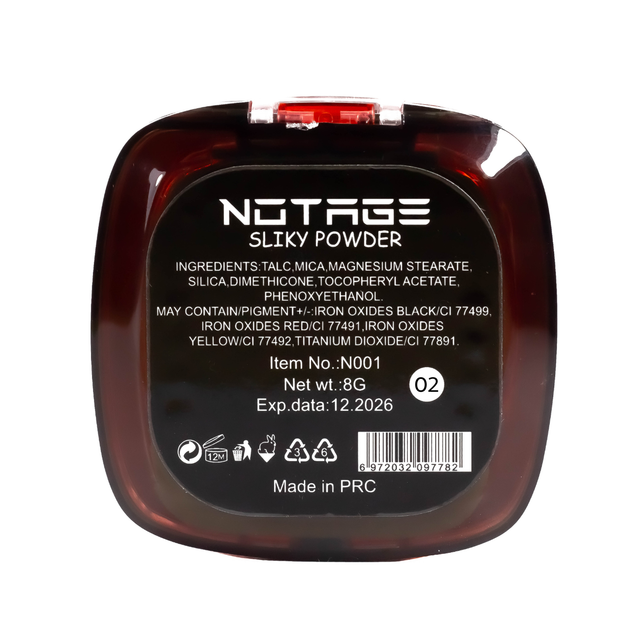 Пудра для лица Notage Provocative Silky Powder №01 Светло-бежевый - Фото 3 Пудра для лица Notage Provocative Silky Powder №01 Светло-бежевый - изображение 3