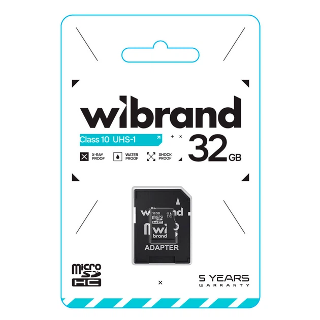 Карта пам'яті Wibrand microSDHC UHS-1, 32 Гб. - 443655 - зображення 2