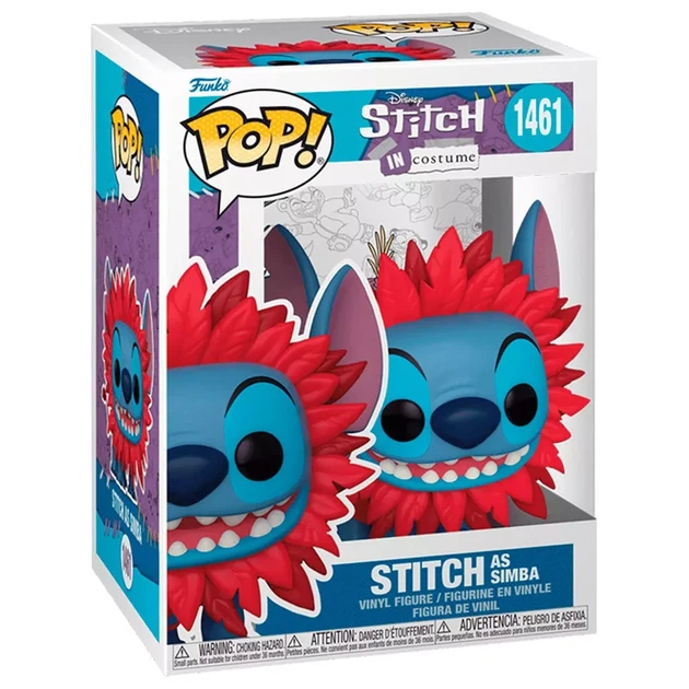 Фигурка Funko POP! Disney Стич в костюме симбы (75164) - Фото 4 Фигурка Funko POP! Disney Стич в костюме симбы (75164) - изображение 4
