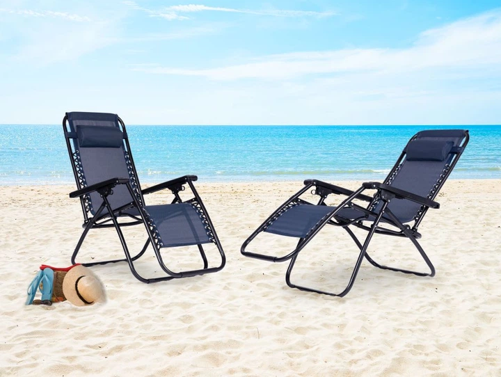 Leżak ModernHome by Multistore ZRL009 Granatowa - obraz 6