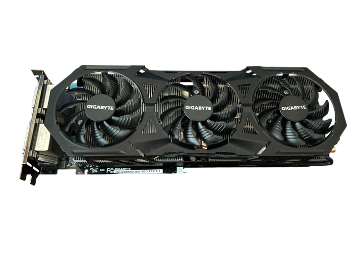Видеокарта GTX 980 4GB Gigabyte Windforce 3X GDDR5 (GV-N980WF3OC-4GD) Б/У - Фото 3 Видеокарта GTX 980 4GB Gigabyte Windforce 3X GDDR5 (GV-N980WF3OC-4GD) Б/У - изображение 3