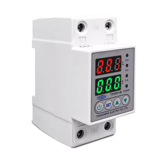 Реле захисту напруги та струму TOMZN TOVPD1-60 63A 230V - зображення 8