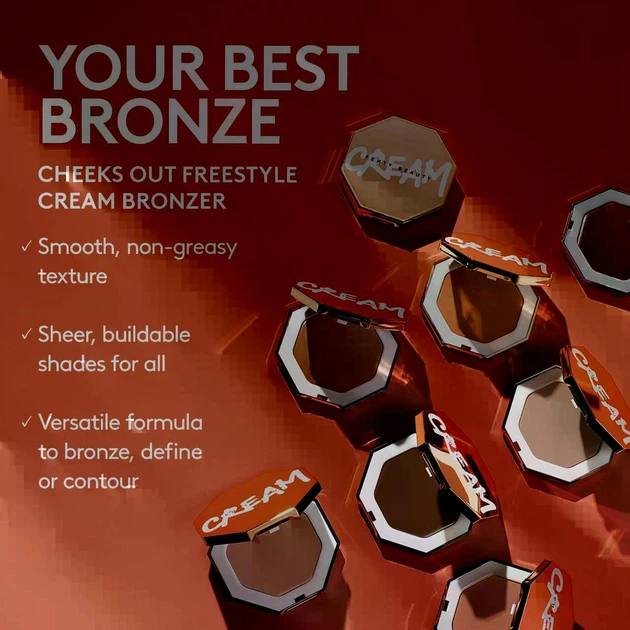 Кремовый бронзер Fenty Beauty by Rihanna Cheeks Out Freestyle , 01 Amber 6,23 g - Фото 5 Кремовый бронзер Fenty Beauty by Rihanna Cheeks Out Freestyle , 01 Amber 6,23 g - зображення 5