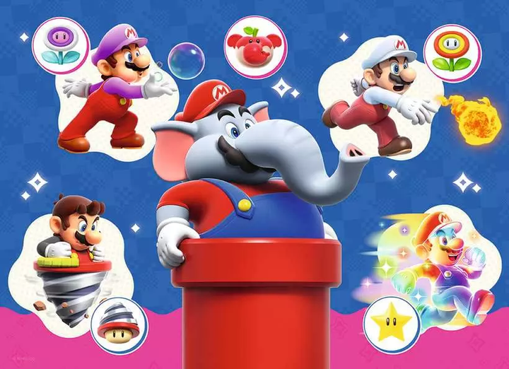 Zestaw puzzli Ravensburger Super Mario 4 x 100 elementów 12004321 (4005555043218) - obraz 2