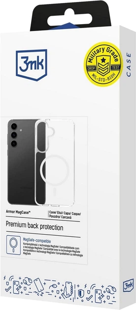 Etui 3MK Armor MagCase do Samsung Galaxy A16 Transparent (5903108658560) - obraz 2