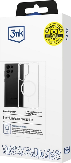 Панель 3MK Armor MagCase для Samsung Galaxy S25 Ultra Transparent (5903108658645) - зображення 2