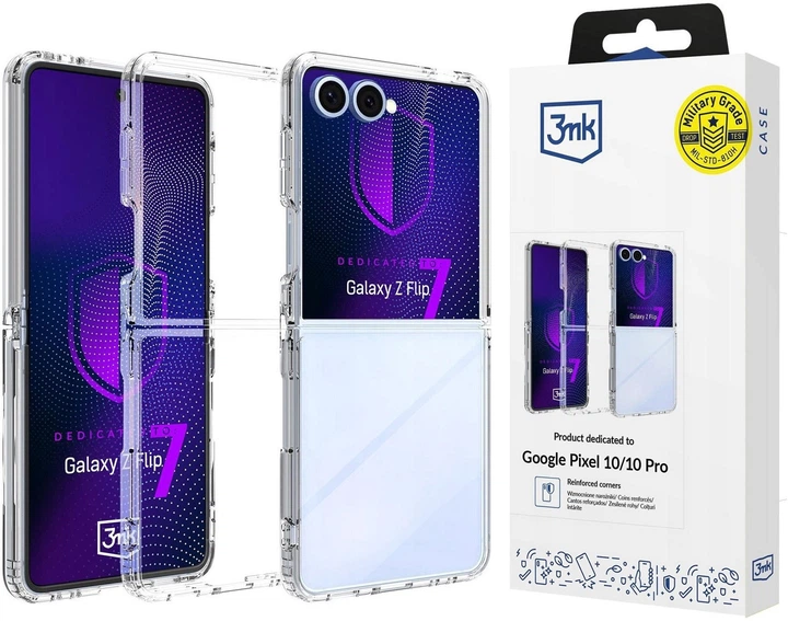 Панель 3MK Armor Case для Samsung Galaxy Z Flip7 Transparent (5903108678230) - зображення 2