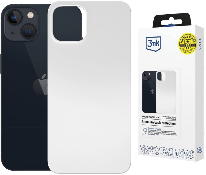 Панель 3MK Hardy MagSilicone для Apple iPhone 15 Silver (5903108661614) - зображення 2