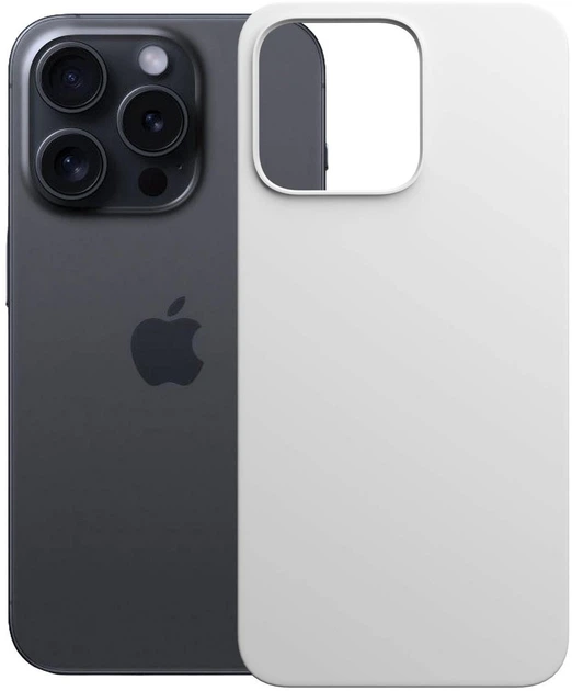 Панель 3MK Hardy MagSilicone для Apple iPhone 16 Pro Max White (5903108662055) - зображення 1