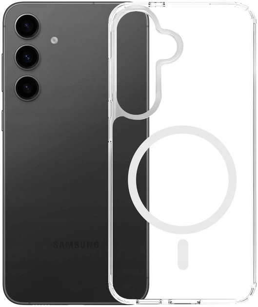 Панель 3MK Armor MagCase для Samsung Galaxy S25 FE Transparent (5903108673884) - зображення 1