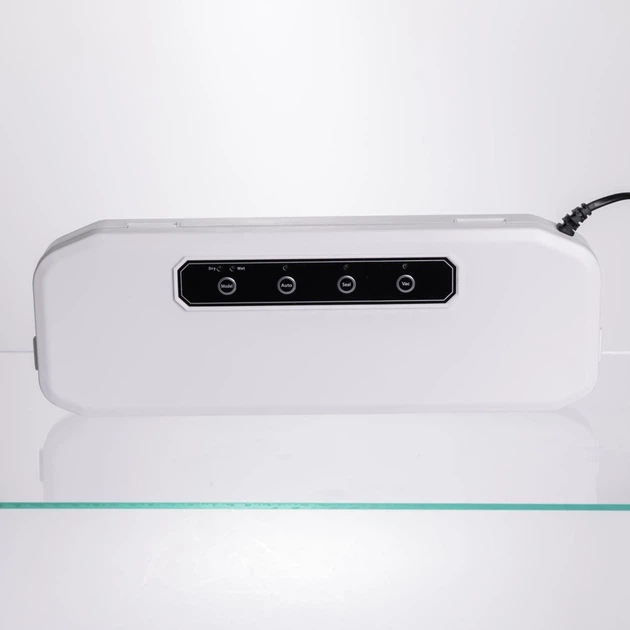 Вакууматор Yiwu HP-11-17W White для сухих и влажных продуктов 400 Вт с набором пакетов 10 шт (107-163-HP-11-17W) - изображение 2