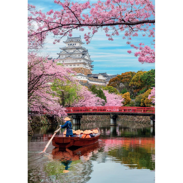 Пазл Clementoni: High Quality Collection — Himeji Castle in Spring / Замок Хімедзі навесні (1000 елементів) — 39982 - зображення 2