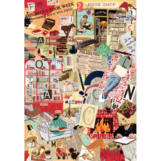 Пазл Clementoni: Книги и письмо (1000 элементов) — 37074 - изображение 2