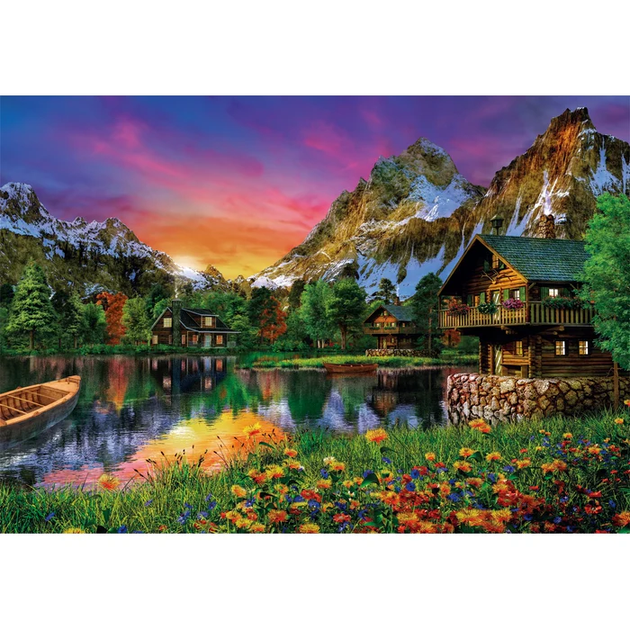 Пазл Clementoni: High Quality Collection — Alpine Lake / Альпийское озеро (6000 элементов) — 36531 - изображение 3