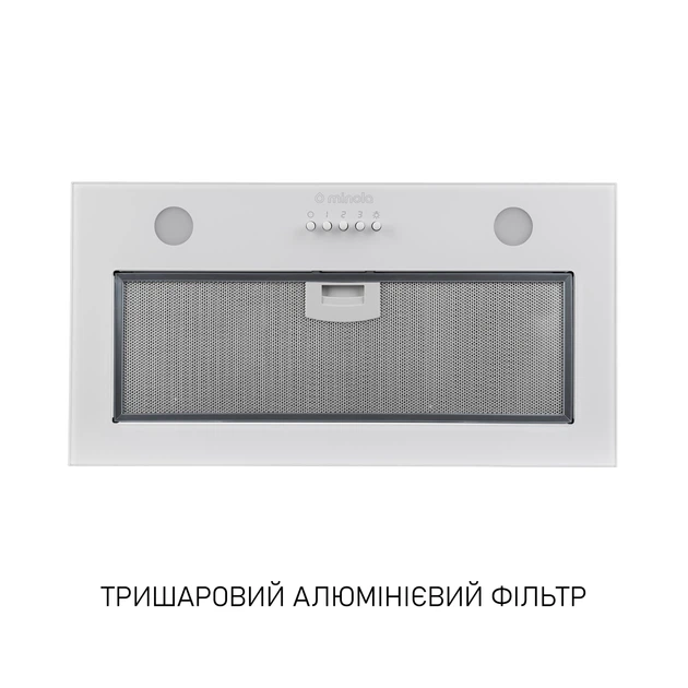 Вытяжка Minola HBI 52621 WH GLASS 700 LED - изображение 12