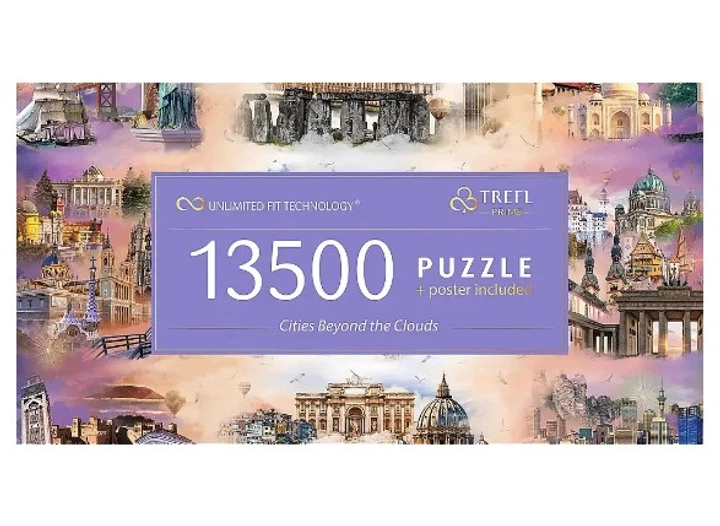 Пазли Trefl 13500 елементів - Безмежна колекція: Захмарні міста 81030 - Фото 2 Пазли Trefl 13500 елементів - Безмежна колекція: Захмарні міста 81030 - изображение 2