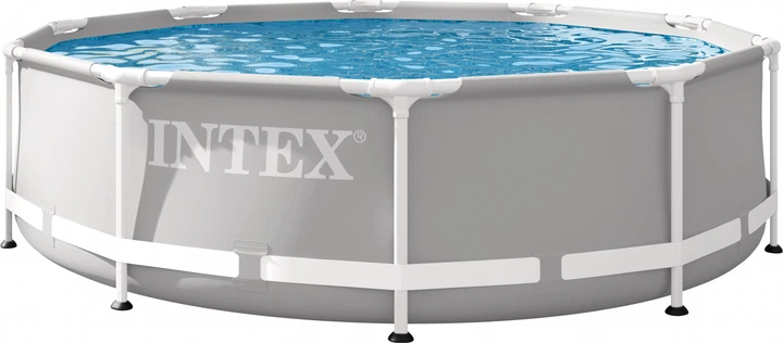 Великий каркасний басейн Intex 26712 NP Prism Frame Pool 366 x 76 см см на 6503 л з фільтром насосом - изображение 4