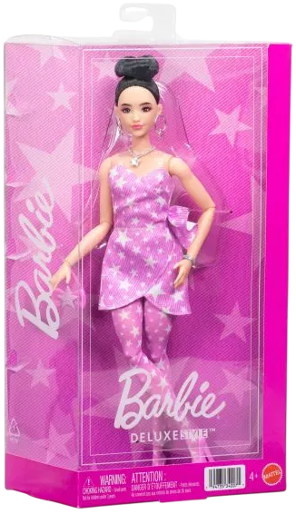 Lalka Barbie Fashionista Deluxe Style Star Wrap (194735340071) - obraz 1
