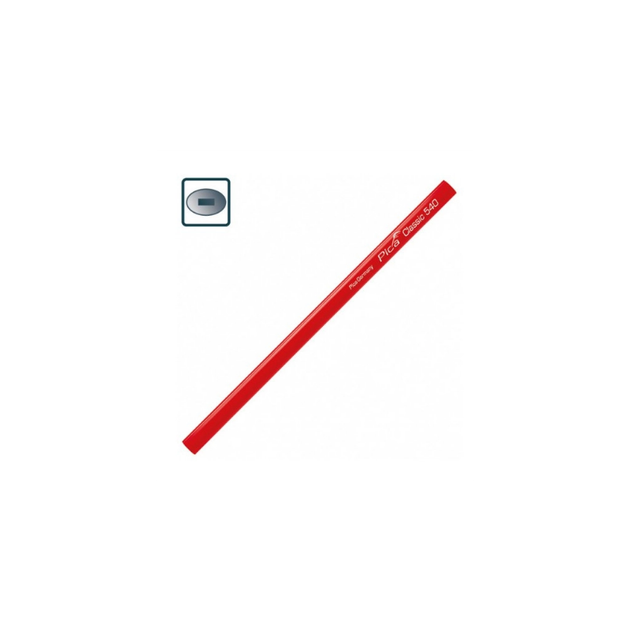 Олівець столярний Pica Classic 540, Carpenter Pencil, 2H, 24см (100) - Фото 1 Олівець столярний Pica Classic 540, Carpenter Pencil, 2H, 24см (100) - зображення 1